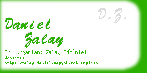 daniel zalay business card